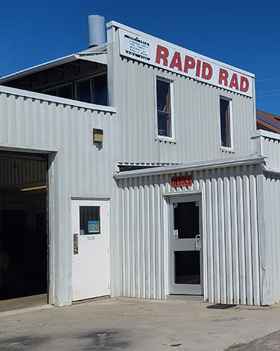 outside view of Rapid Rad Service, entrance
